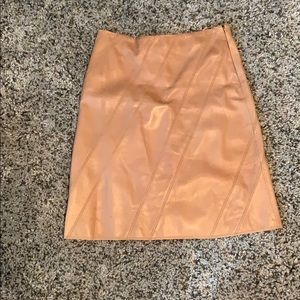 Vintage dkny leather skirt